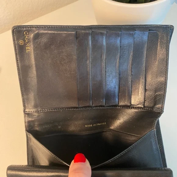 CHANEL Caviar Long Wallet